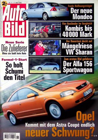 Deckblatt Auto Bild (11/2000)